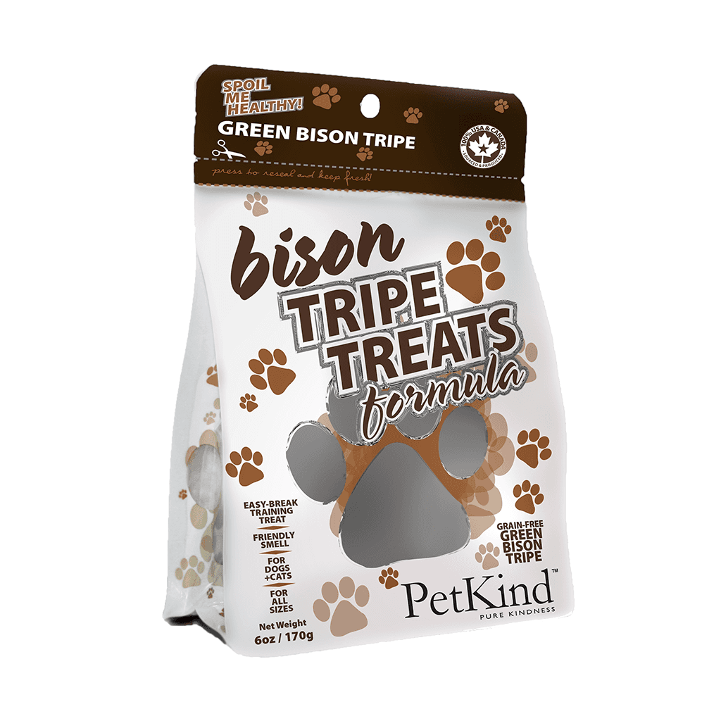 PETKIND Green Bison Tripe Dog Treats 170g