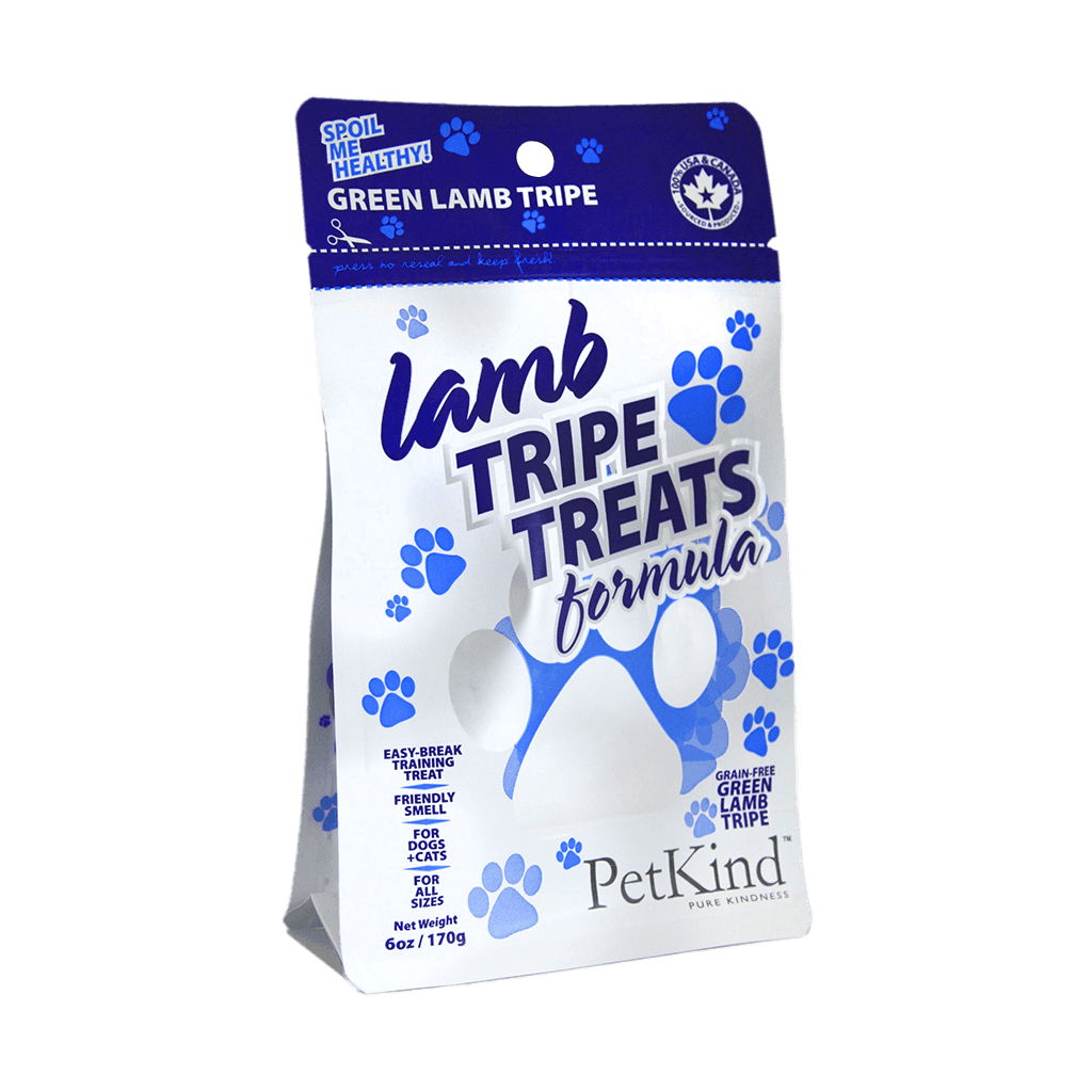 PETKIND Green Lamb Tripe Dog Treats 170g