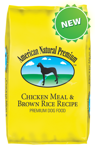 AMERICAN NATURAL Premium Chicken Meal &amp; Brown Rice Recipe Dry Dog Food 15kg