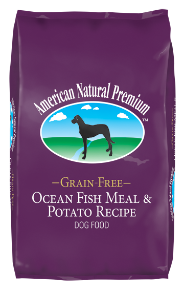 AMERICAN NATURAL Premium Ocean Fish Meal &amp; Potato Recipe Dry Dog Food 13.6kg