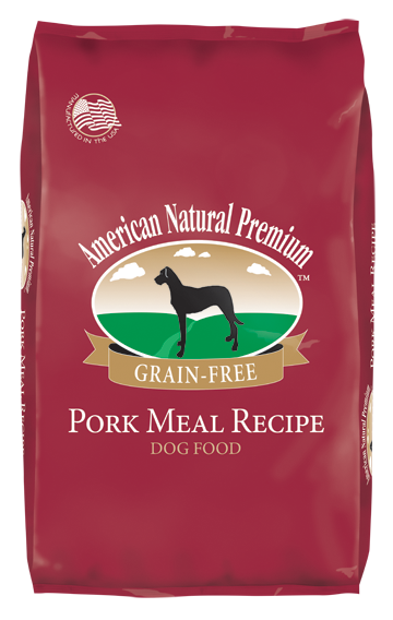 AMERICAN NATURAL Premium Pork Meal Recipe Dry Dog Food 13.6kg