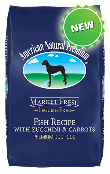 AMERICAN NATURAL Premium Fish Recipe with Zucchini &amp; Carrots Dry Dog Food 15kg