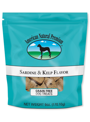 AMERICAN NATURAL Premium Grain Free Sardine &amp; Kelp Dog Treats 170g