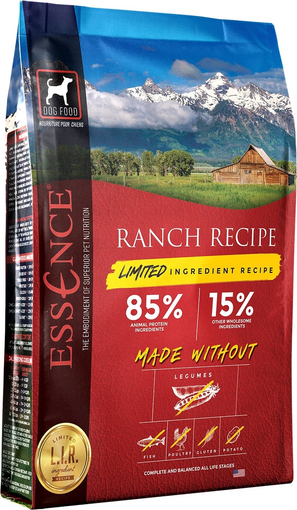 ESSENCE Limited Ingredient Recipe Ranch Recipe Dry Dog Food 5.7kg