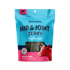 BUCKLEY Hip &amp; Joint Jerky Beef Liver Recipe Grain-Free Dog Treats 141.7g