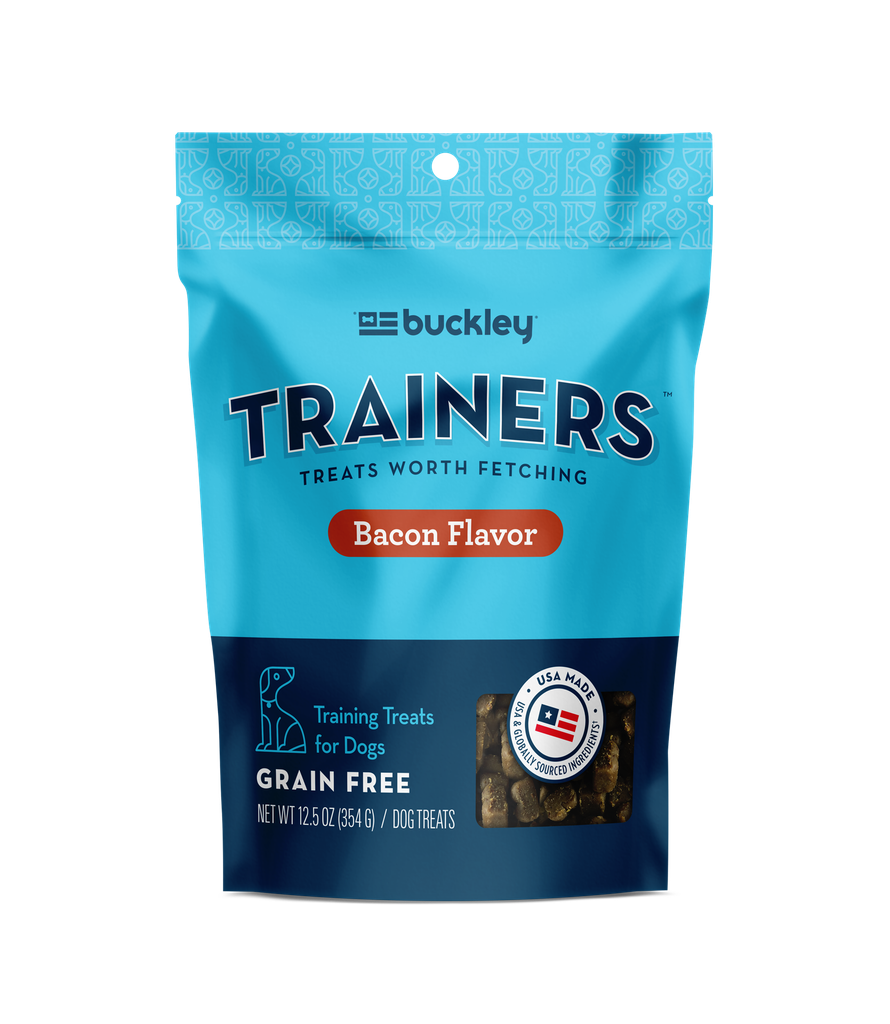 BUCKLEY Trainers Bacon Flavor Grain-Free Dog Treats 354g