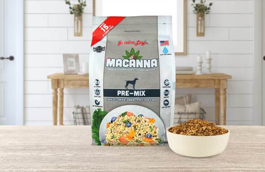 GRANDMA LUCY'S Macanna Pre-Mix Recipe Grain-Free Freeze-Dried Dog Food 1,36kg