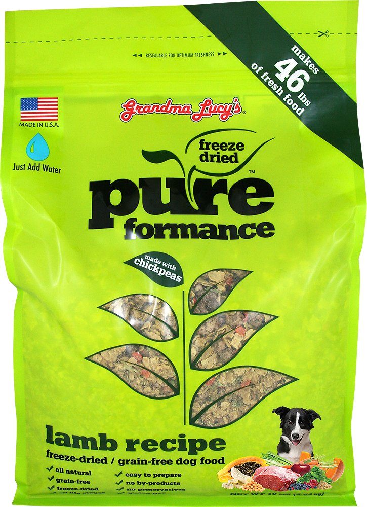 GRANDMA LUCY'S Pureformance Lamb Grain-Free Freeze-Dried Dog Food 1.36kg