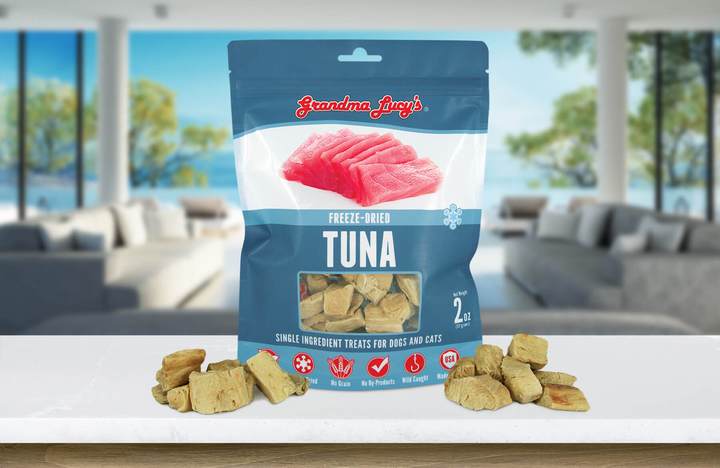 GRANDMA LUCY'S Singles Tuna Freeze-Dried Dog Treats 57g