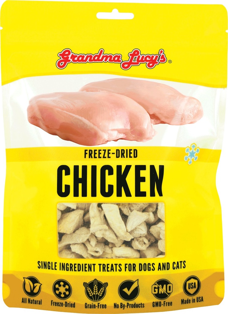 GRANDMA LUCY'S Singles Chicken Freeze-Dried Dog Treats 57g