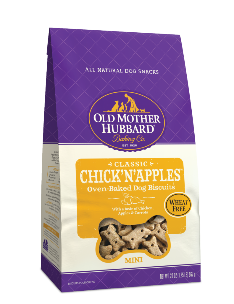 OLD MOTHER HUBBARD Classic Chick'N'Apples Biscuits Mini Baked Dog Treats 567g