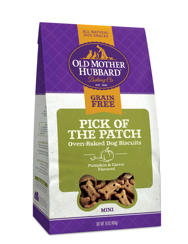 OLD MOTHER HUBBARD Mini Pick Of The Patch Grain-Free Biscuits Baked Dog Treats 454g