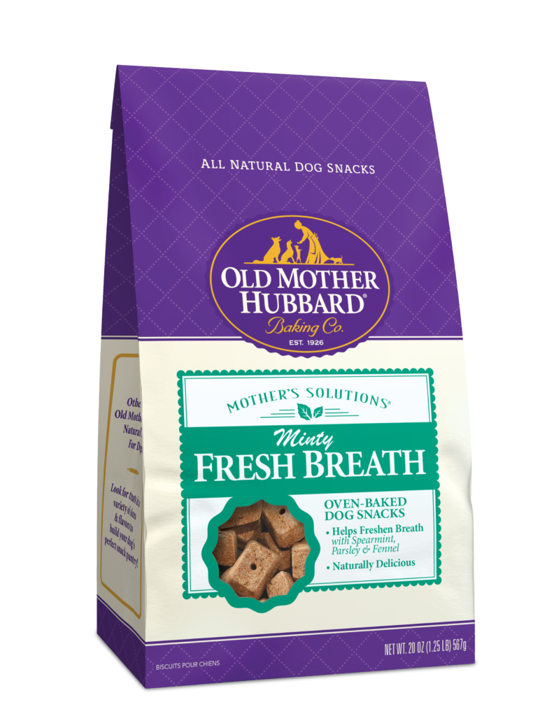 OLD MOTHER HUBBARD Mother's Solutions Minty Fresh Breath Crunchy Natural Dog Treat 567g