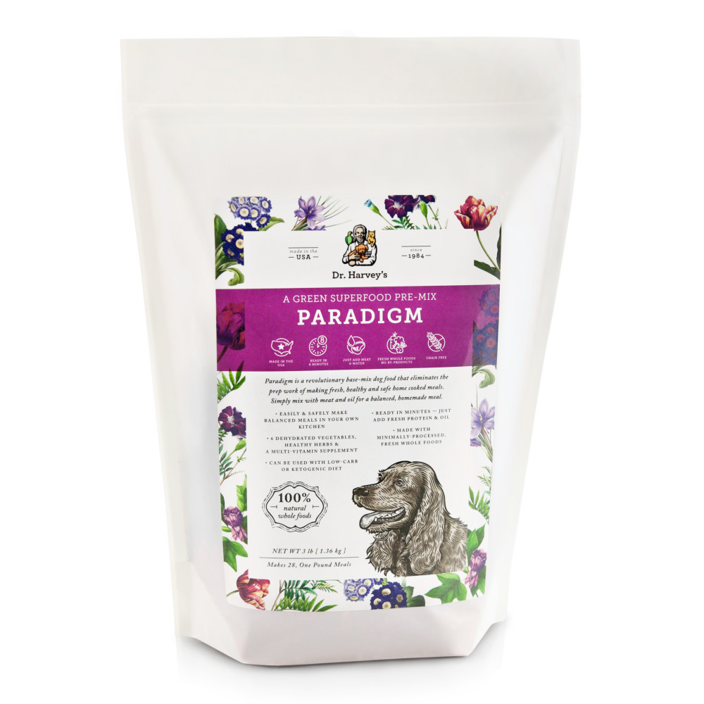 DR HARVEY'S Paradigm Green Superfood Pre-Mix Dog Food 1.36kg