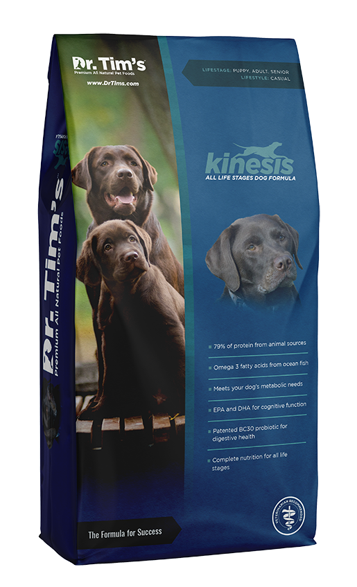 DR TIMS KINESIS PREMIUM ALL LIFE STAGES DOG FOOD 18.1KG