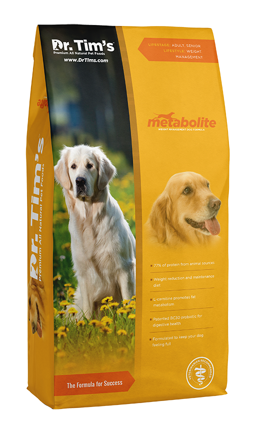 DR TIMS METABOLITE WEIGHT MANAGEMENT FORMULA DRY DOG FOOD 10.88KG