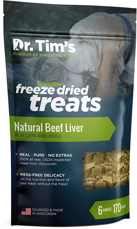 DR TIMS Freeze-Dried Natural Beef Liver Dog Treats 170g