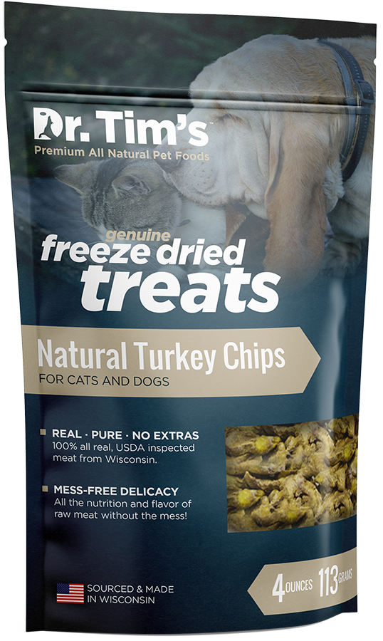 DR TIMS Freeze-Dried Natural Turkey Chips Dog Treats 113g