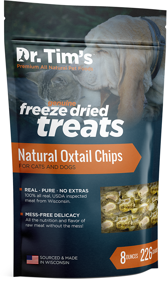 DR TIMS Freeze-Dried Natural Oxtail Chips Dog Treats 226g