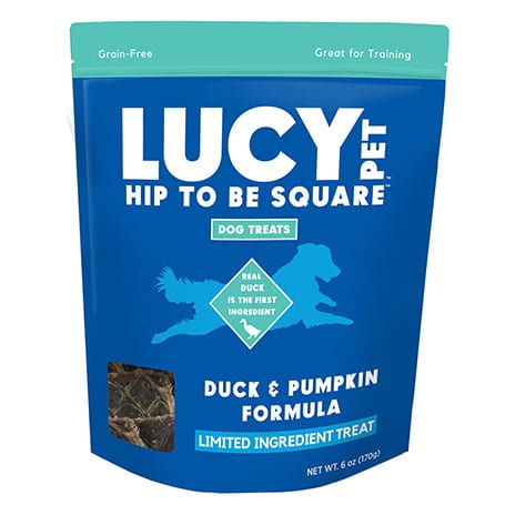 LUCY PET Hip to Be Square Duck and Pumpkin Dog Treats 170g