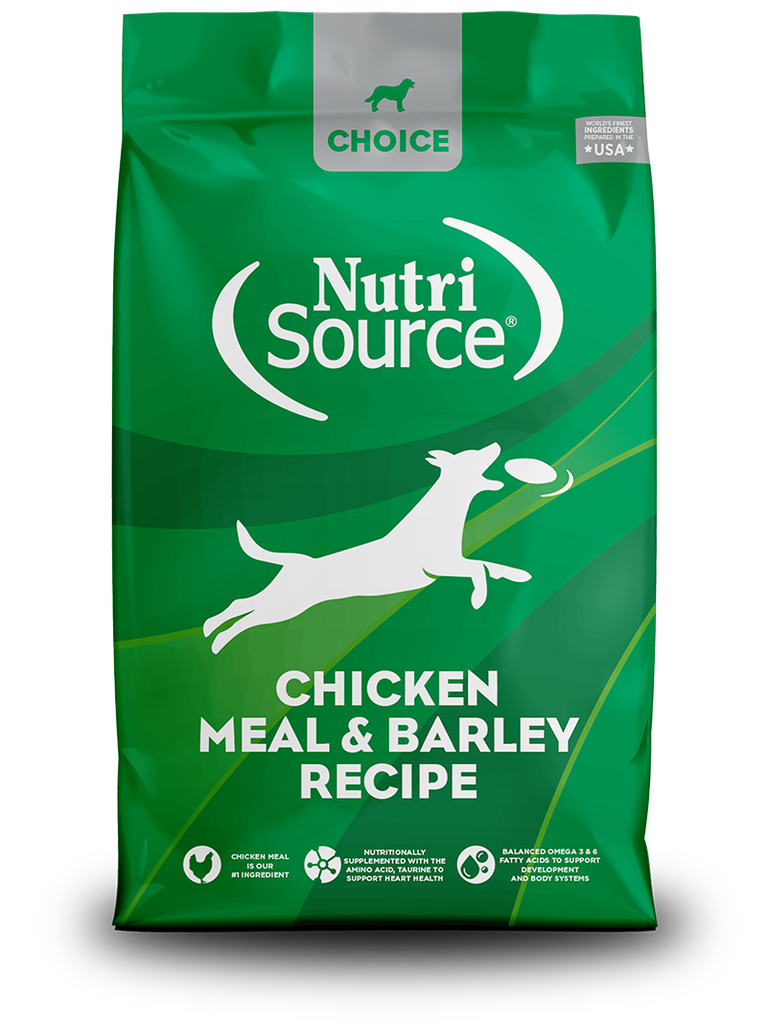 NUTRI SOURCE CHOICE Chicken Meal &amp; Barley Recipe Healthy Dry Dog Food 13.6kg