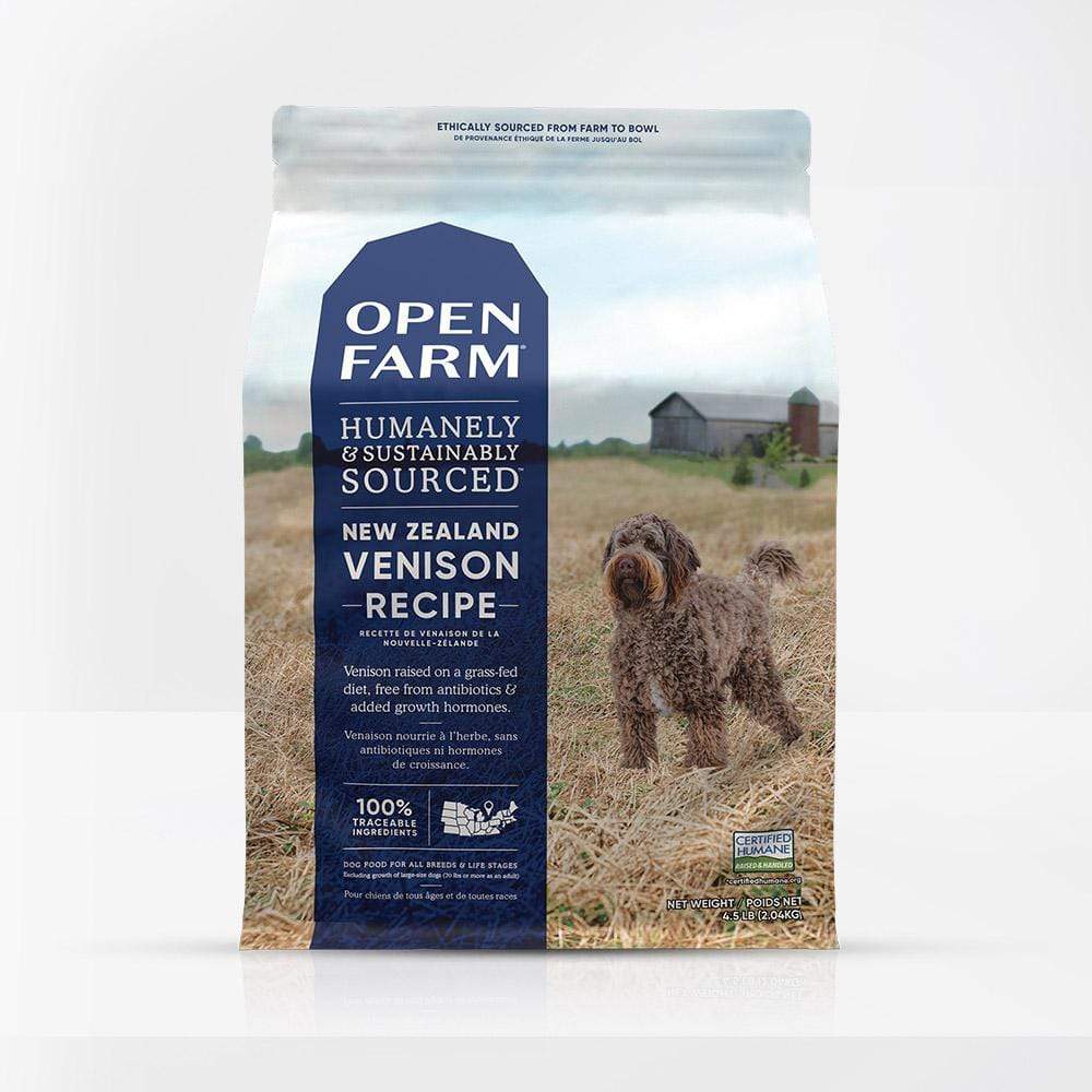 OPEN FARM New Zealand Venison Recipe Dry Dog Food 5.44kg