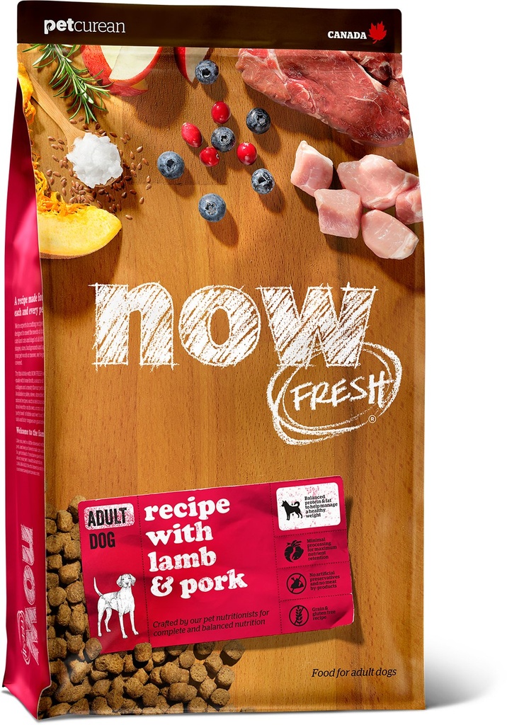 NOW FRESH Grain-Free Adult Red Meat Recipe Dry Dog Food 10kg