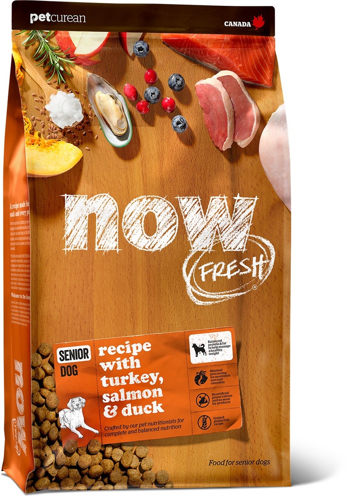 NOW FRESH Grain-Free Senior Weight Management Recipe Dry Dog Food 10kg
