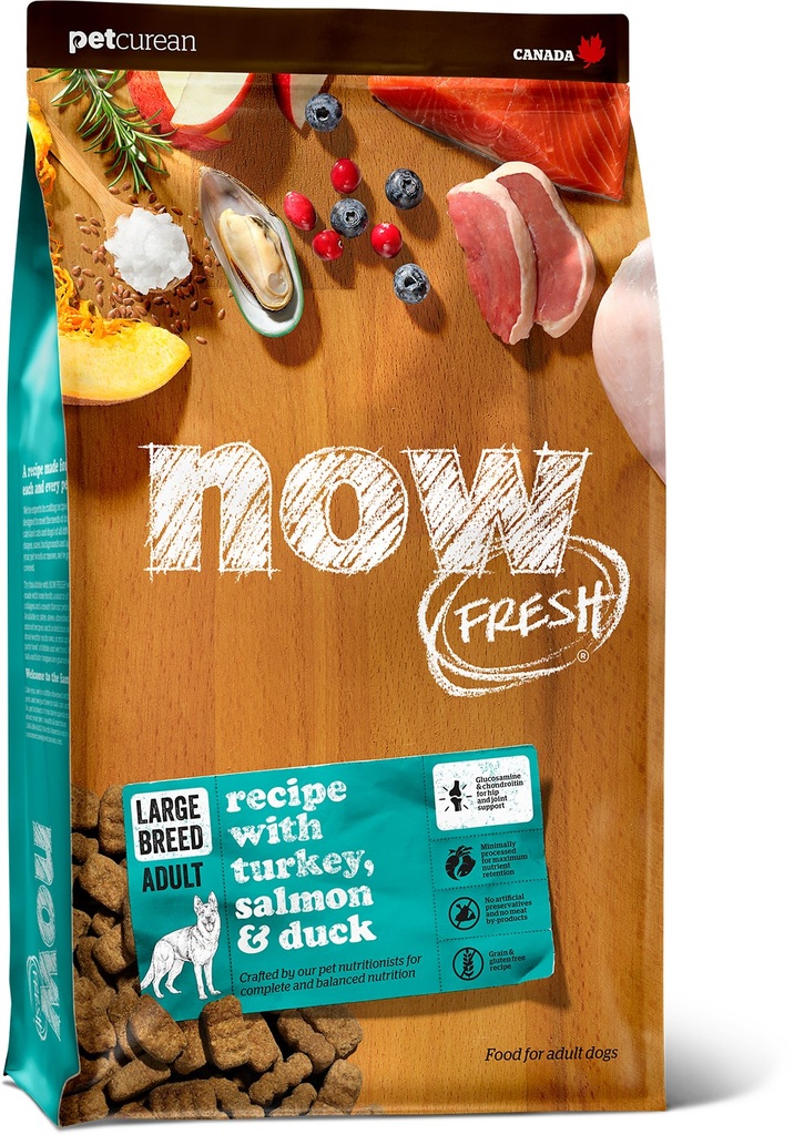NOW FRESH Grain-Free Large Breed Adult Recipe Dry Dog Food 11.33kg