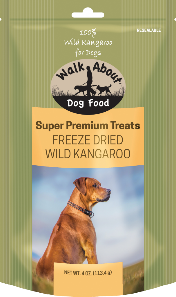 WALK ABOUT Grain-Free Freeze Dried Kangaroo Dog Treats 113g