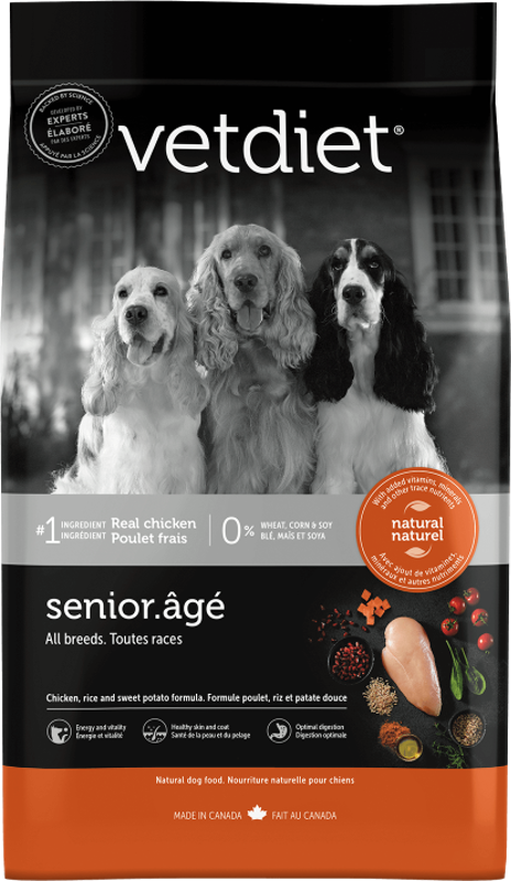 VETDIET Senior  All breeds Chicken, rice and potato formula Dry Dog Food 6.8kg