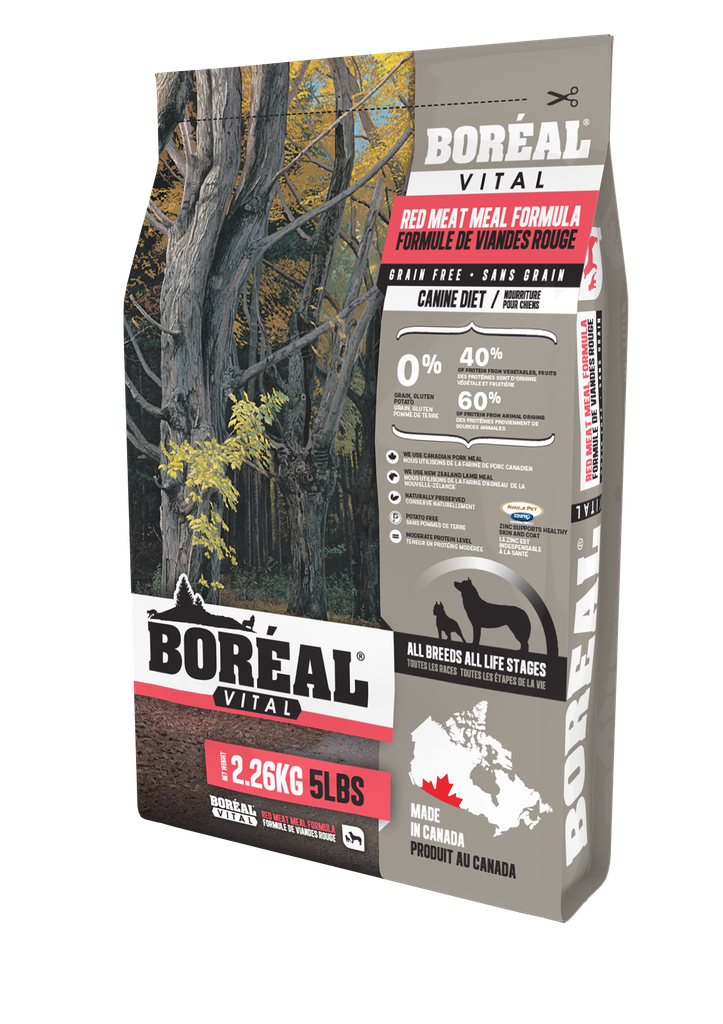 BOREAL VITAL ALL RED MEAT MEAL GRAIN FREE DRY DOG FOOD 11.3KG