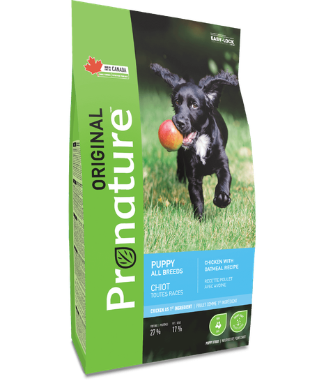 PRO NATURE ORIGINAL CHICKEN WITH OATMEAL RECIPE PUPPY ALL BREED DRY DOG FOOD 2.27KG