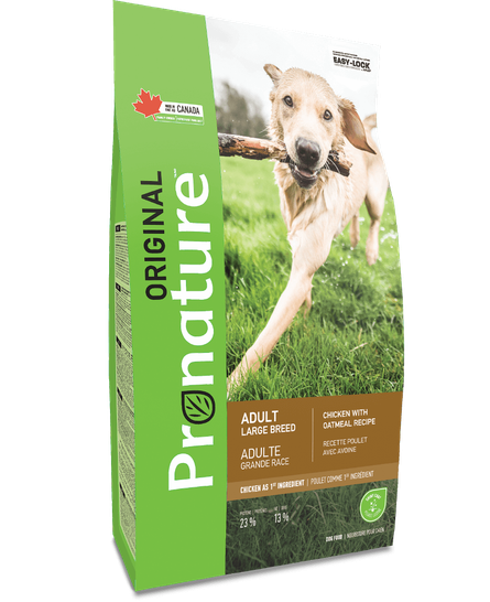 PRO NATURE ORIGINAL CHICKEN WITH OATMEAL RECIPE ADULT LARGE BREED DRY DOG FOOD 2.27KG