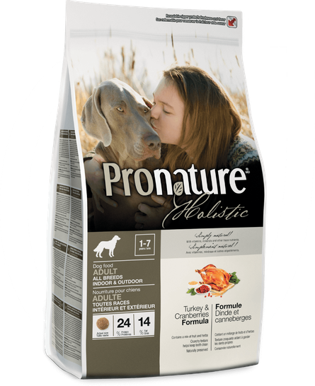 PRO NATURE HOLISTIC TURKEY &amp; CRANBERRIES ALL BREEDS ADULT DRY DOG FOOD 2.72KG