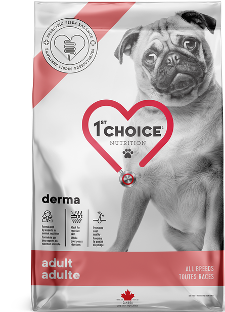 1ST CHOICE Derma, Salmon Formula Adult All Breeds Grain-Free Dry Dog Food 2kg