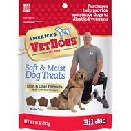 BIL-JAC America's VetDogs Skin &amp; Coat Dog Treats 283g