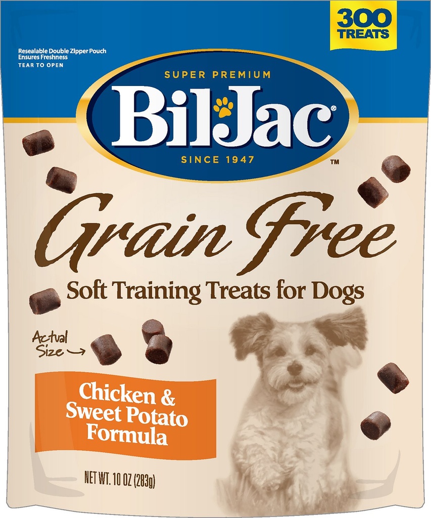 BIL-JAC Chicken &amp; Sweet Potato Grain-Free Training Dog Treats 283g