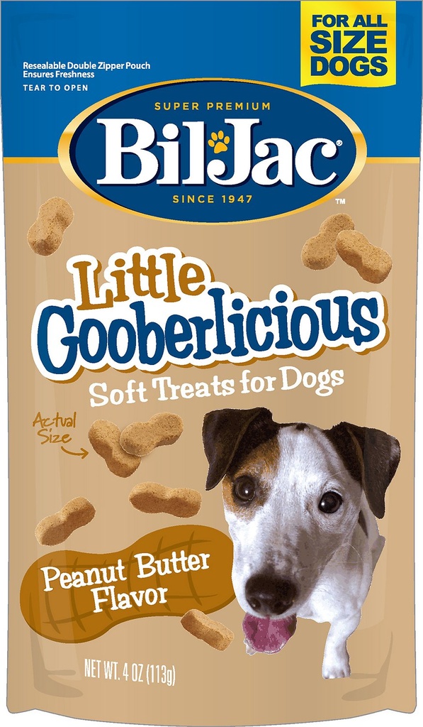 BIL-JAC Little Gooberlicious Peanut Butter Flavor Soft Dog Treats 113g