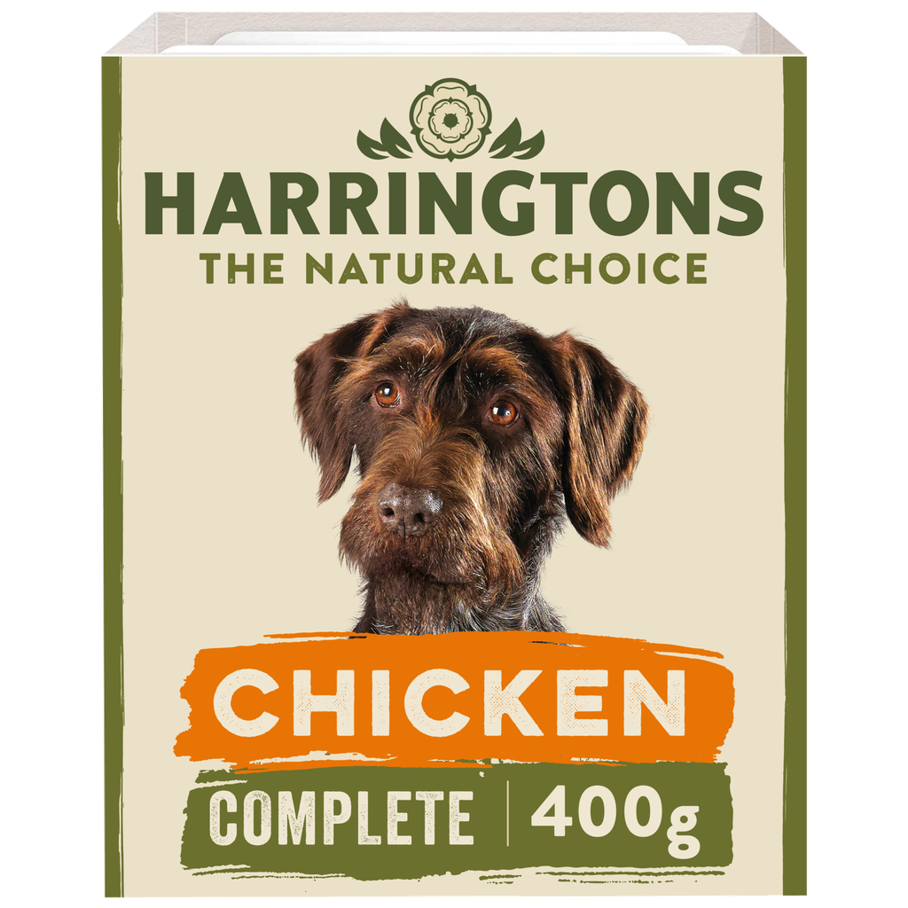 HARRINGTONS CHICKEN WITH POTATO &amp; VEGETABLES GRAIN FREE PACK OF 8 WET DOG FOOD 400G