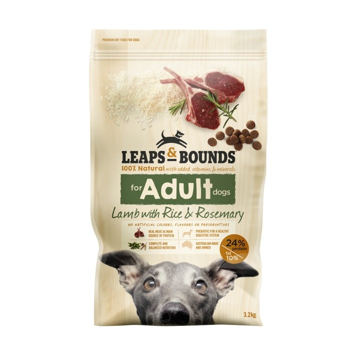 LEAPS AND BOUNDS Lamb &amp; Rosemary Adult Dry Dog Food 15kg