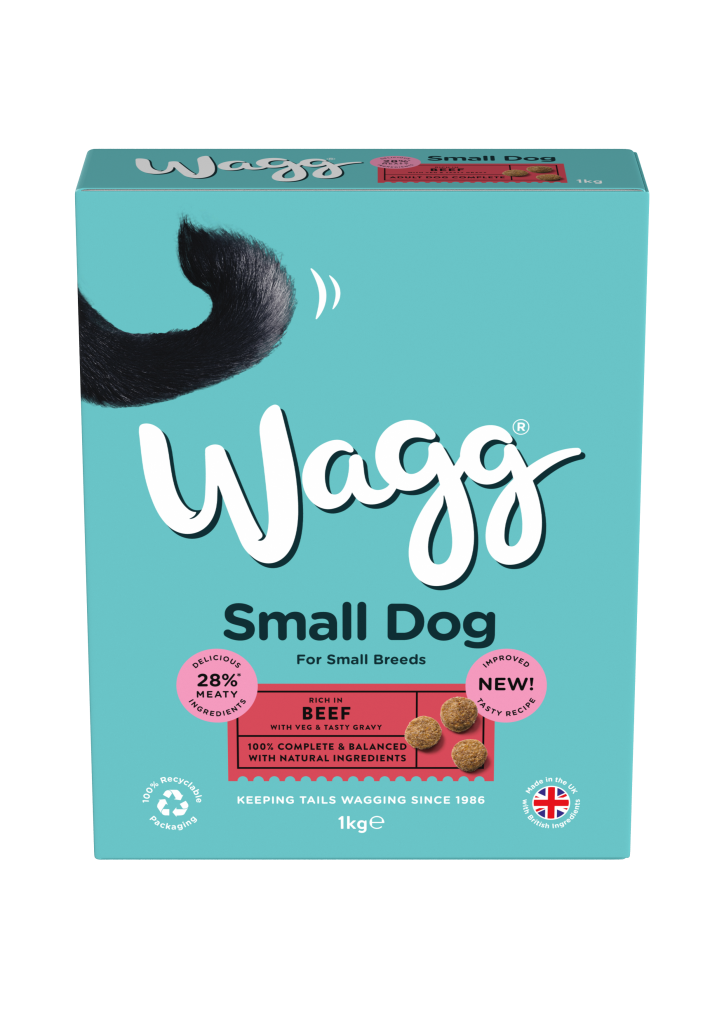 WAGG SMALL DOG WITH BEEF, VEG AND YUCCA EXTRACT DRY DOG FOOD 1KG