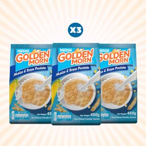 NESTLE GOLDEN MORN Nutritious Family Cereal Pack of 3, 450g