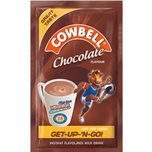 COWBELL Chocolate Instant Flavoured Milk Powder 14g x 20