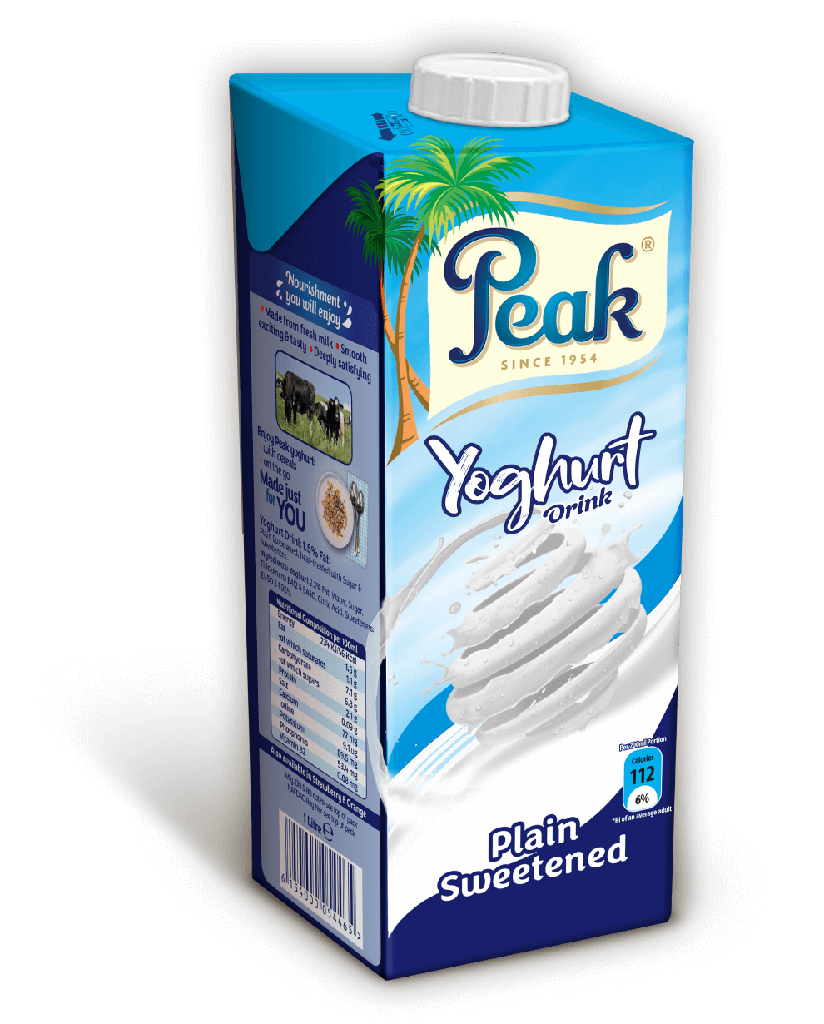 PEAK Yoghurt Drink Plain Sweetened 318ml