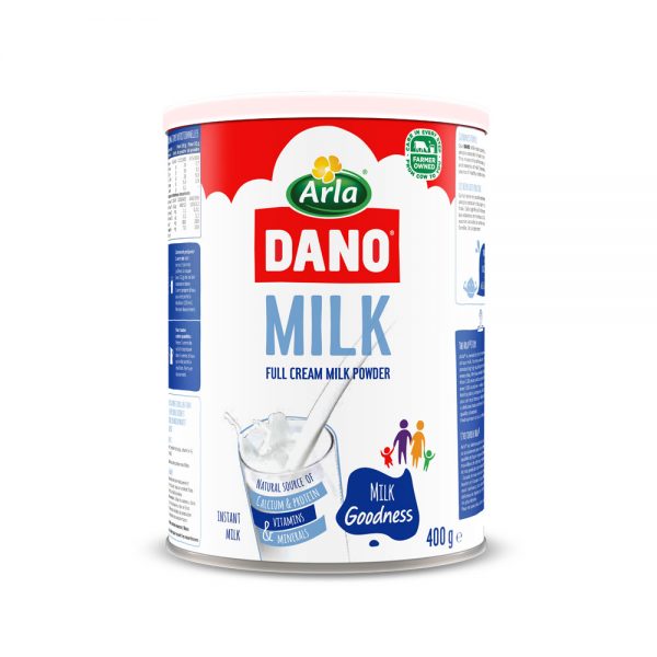 DANO Full Cream Milk Powder Tin 400g x 2