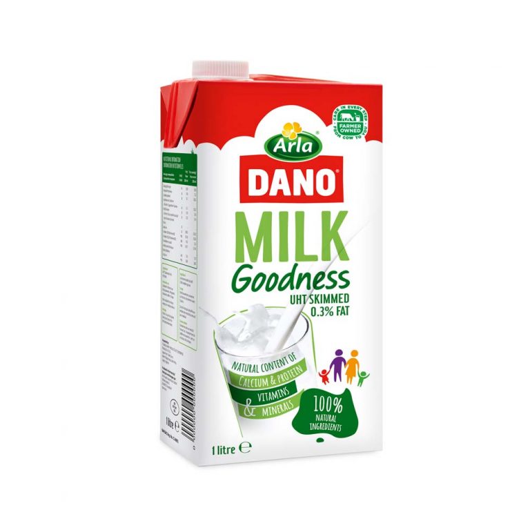 DANO UHT Skimmed Milk 1LTR