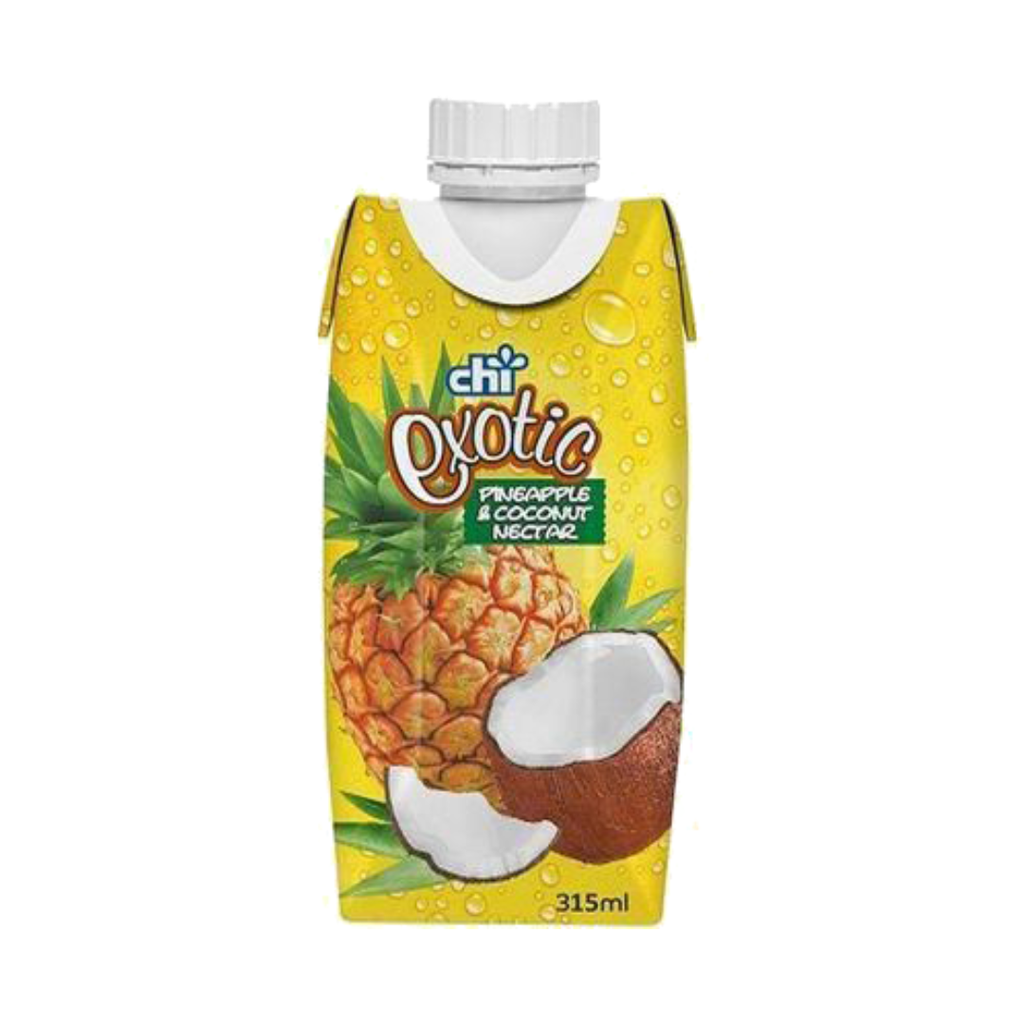 Chi Exotic Pineapple &amp; Coconut Nectar Fruit Juice 315ml x 3