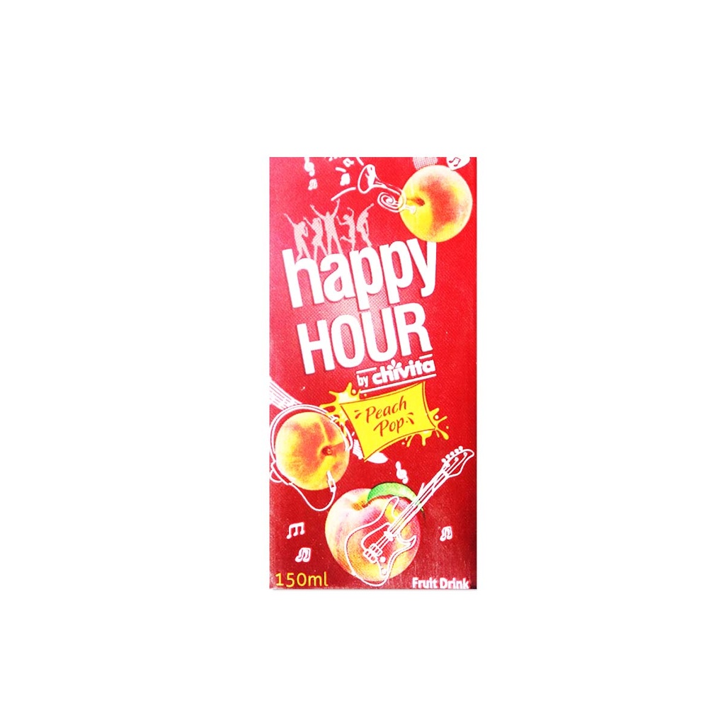 Chivita Happy Hour Peach Pop Fruit Juice 150 ml x 5