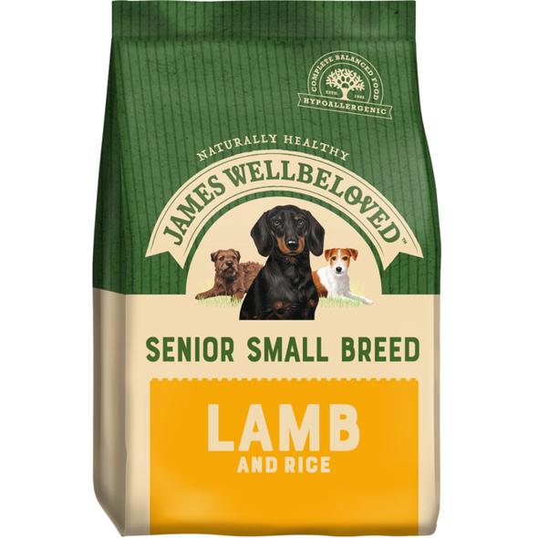 JAMES WELLBELOVED SENIOR SMALL BREED LAMB &amp; RICE DRY DOG FOOD 4.5kg